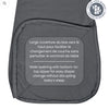 Saco de dormir acolchado de bambú - Gris carbón (1.0 tog), 6-18meses