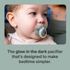 Tommee Tippee Chupete nocturno, 6-18 meses, paquete de 6, chupetes que brillan en la oscuridad