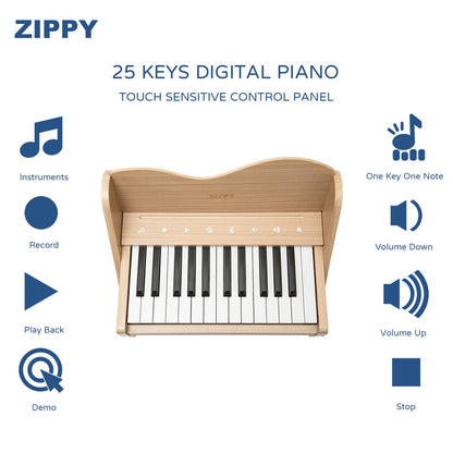 Teclado de Piano para Niños ZIPPY