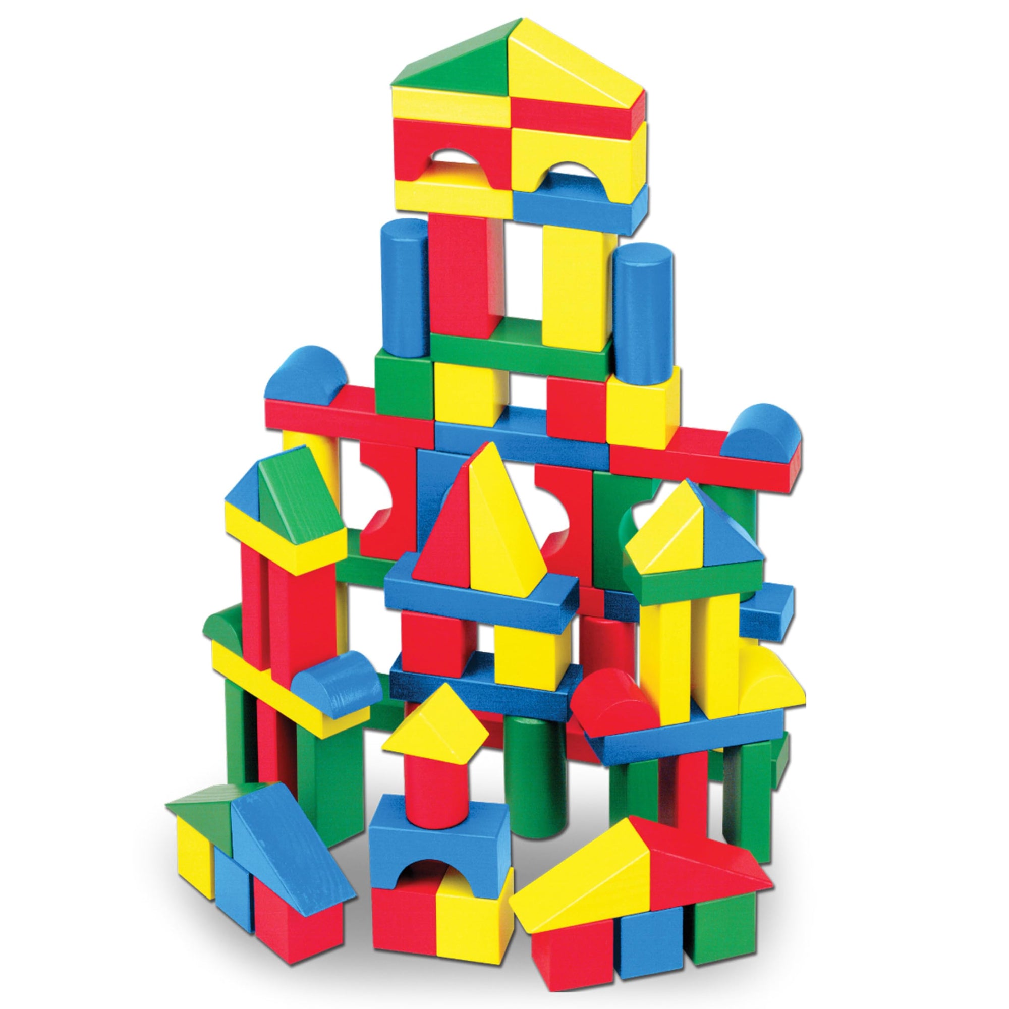 Melissa & Doug - Juego de bloques de madera