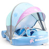 Mambobaby Flotador para bebé con toldo y cola