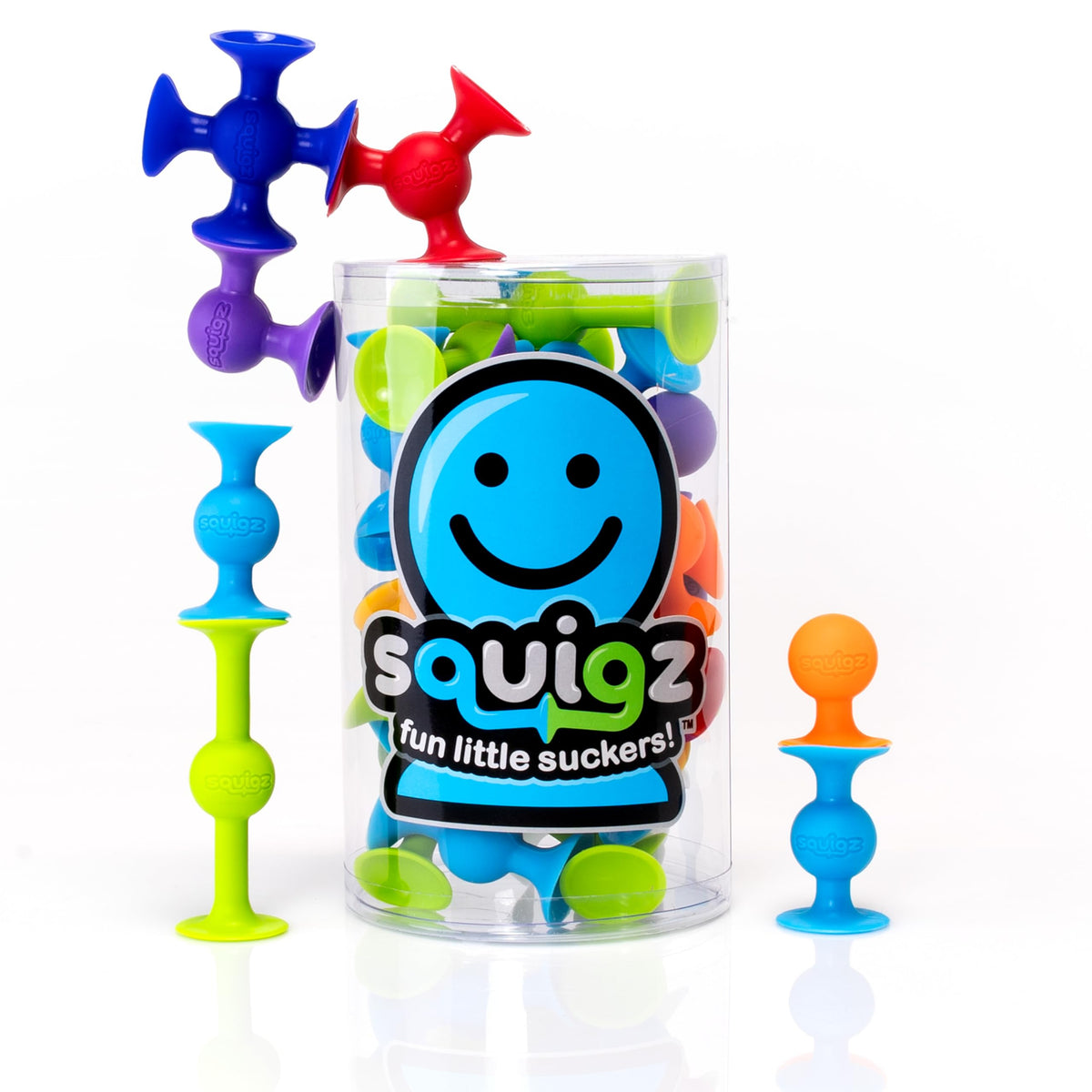 Set de principiantes Fat Brain Toys squigz, 24 piezas