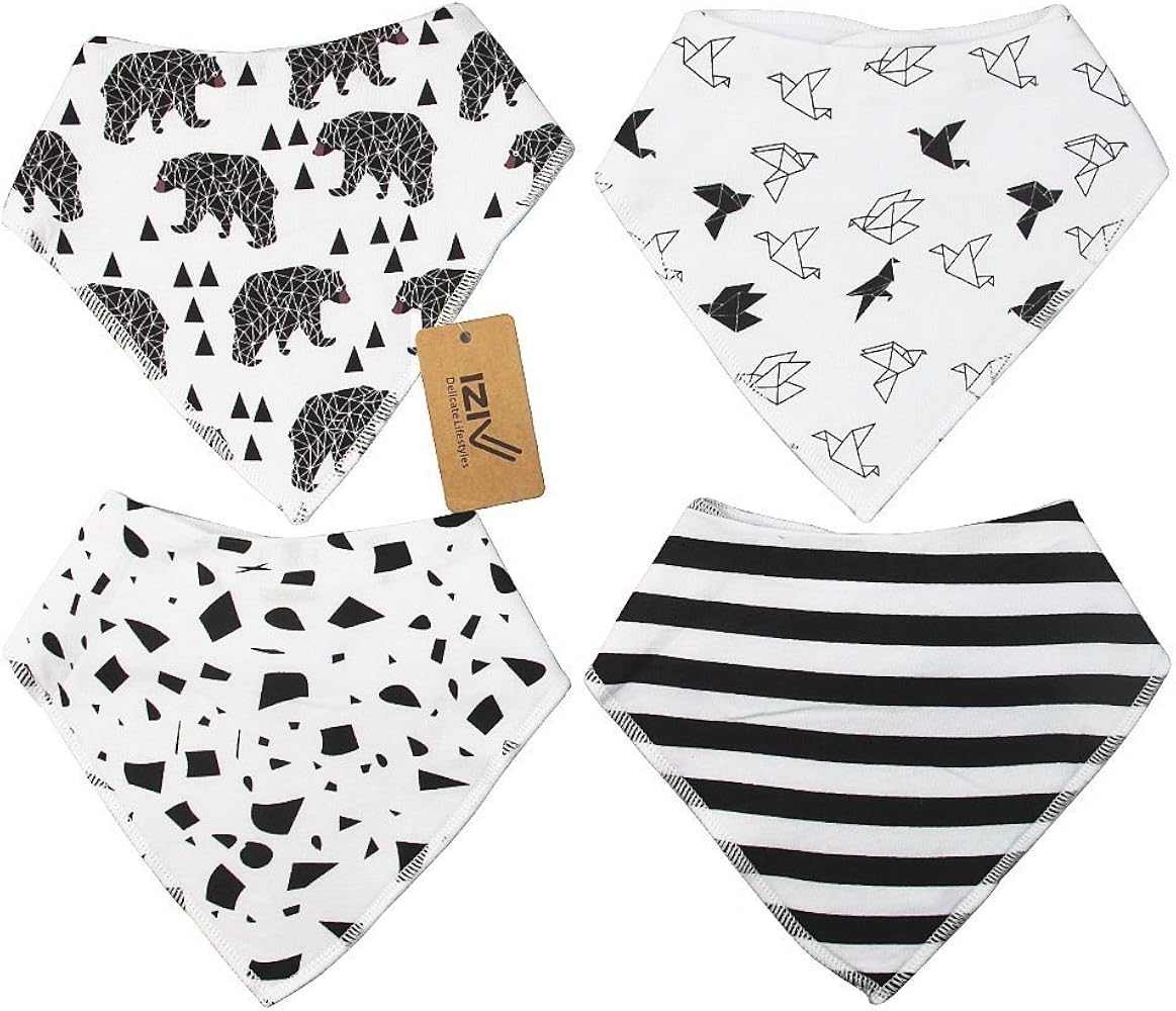 Bandanas para bebé, set de 4