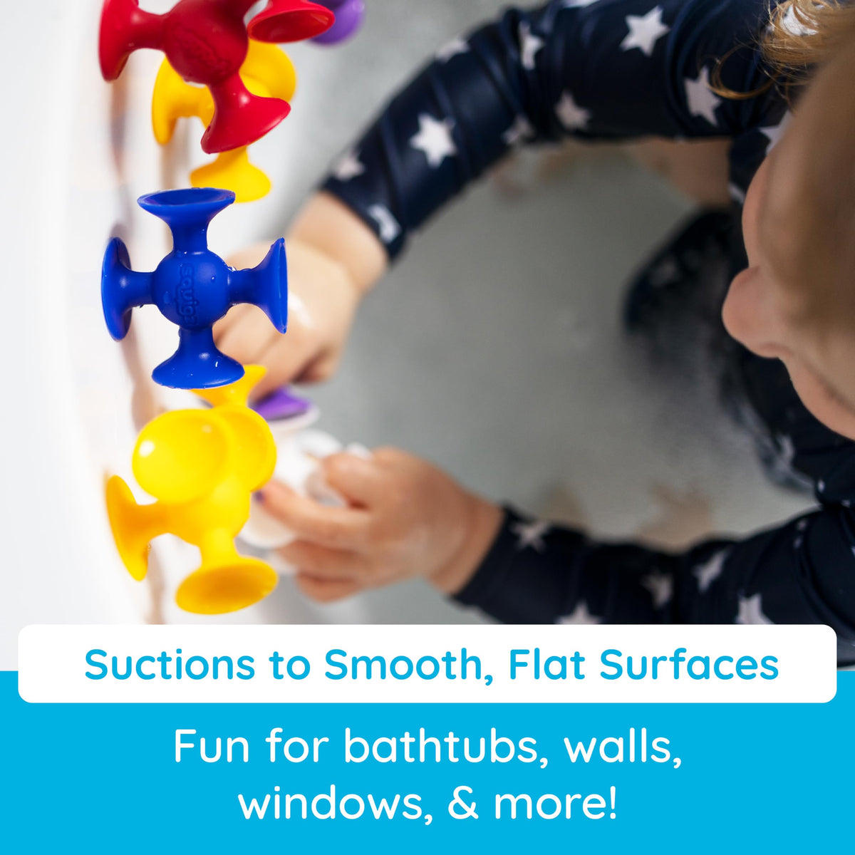 Set de principiantes Fat Brain Toys squigz, 24 piezas