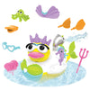 Yookidoo Jet Duck - Juguete de baño de sirena con disparador de agua eléctrico