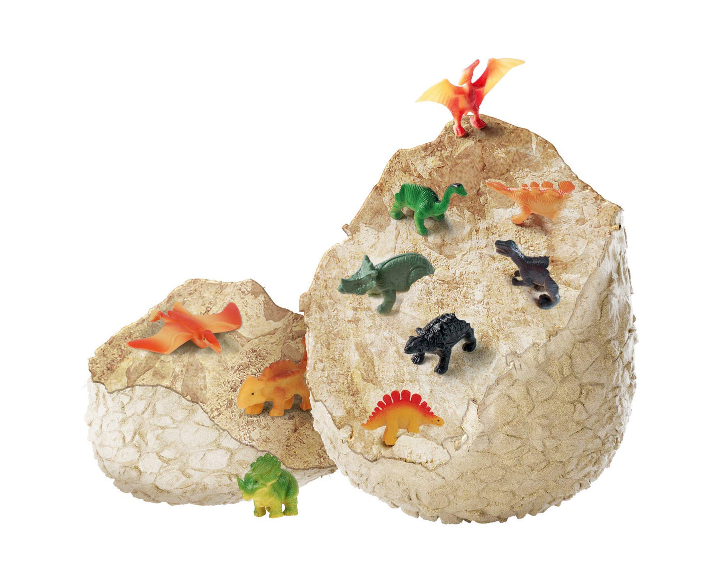 Huevo de Pascua gigante de dinosaurio: descubre 12 dinosaurios sorpresa