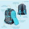 Bentgo Kids Prints 2 en 1 mochila y lonchera aislada duradera