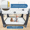 Moonlightfamily cubrecolchón Pack n Play, 38 x 26