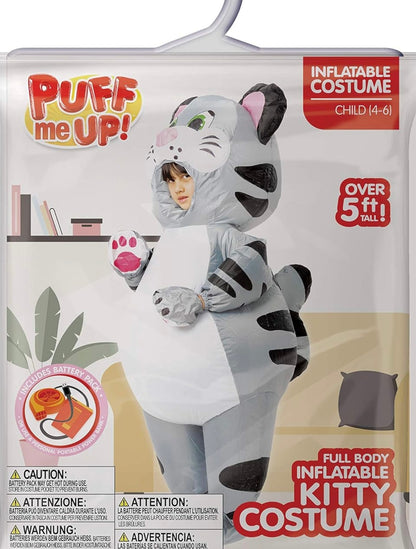 Disfraz inflable de gato 7-10 años