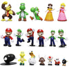 YINGCHENG 18 piezas de juguetes de Mario