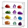 Vitrina de acrílico transparente con puerta para montaje en pared