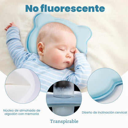 Almohada de espuma viscoelástica para bebé