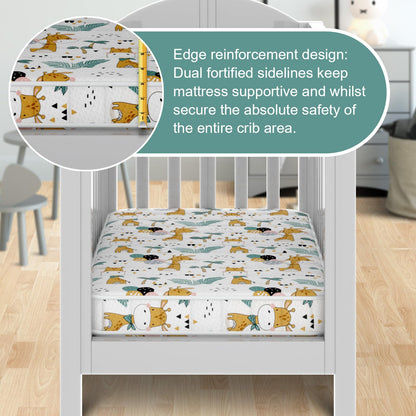 Moonlightfamily colchón para minicuna de 7,6 cm (38 x 26 pulgadas)