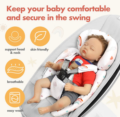 Inserto para bebé Mamaroo compatible con los columpios Mamaroo y RockaRoo de 4moms