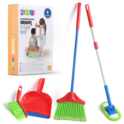 Play22 Juego de limpieza para niños de 4 piezas