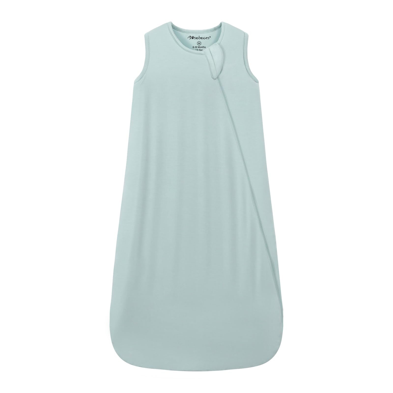 Mosebears Saco de dormir unisex para bebé, 1.0 tog, 6-18 M