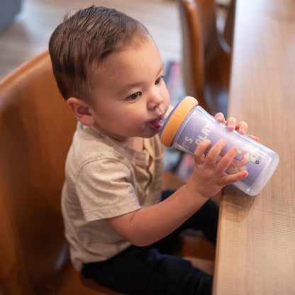 The First Years - Taza aislante con pajita Bluey, 9 onzas - 2 unidades - Edades de 9 meses en adelante