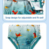 Pañales de baño reutilizables weVSwe para bebés, impermeables, con protección UPF 50+, 0-6 meses
