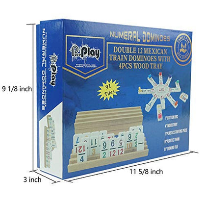 Juego de dominó de tren mexicano