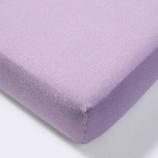 Sábana ajustable para cuna de poliéster y rayón - Morado - Cloud Island™