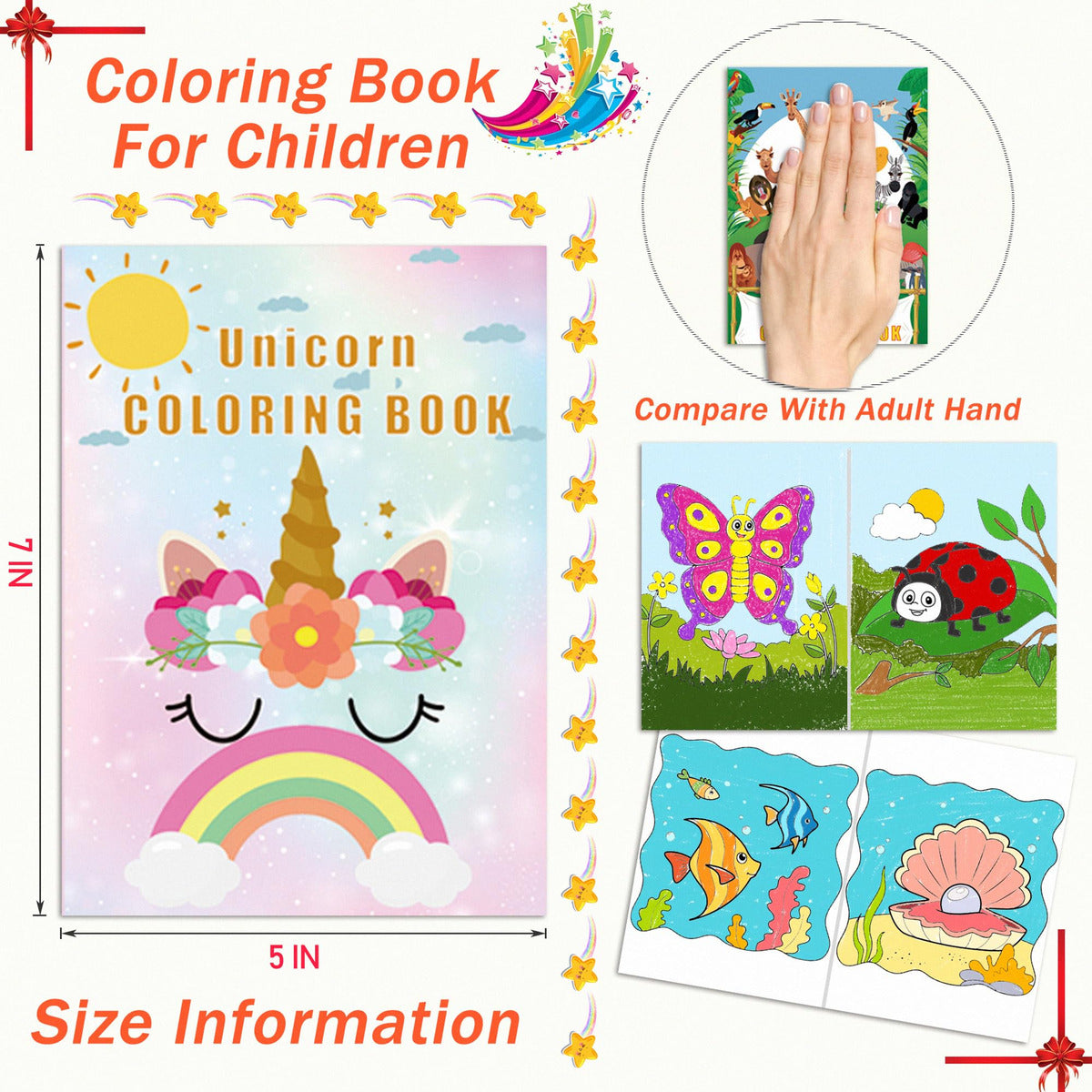 Paquete De 24 Libros Para Colorear Para Niños