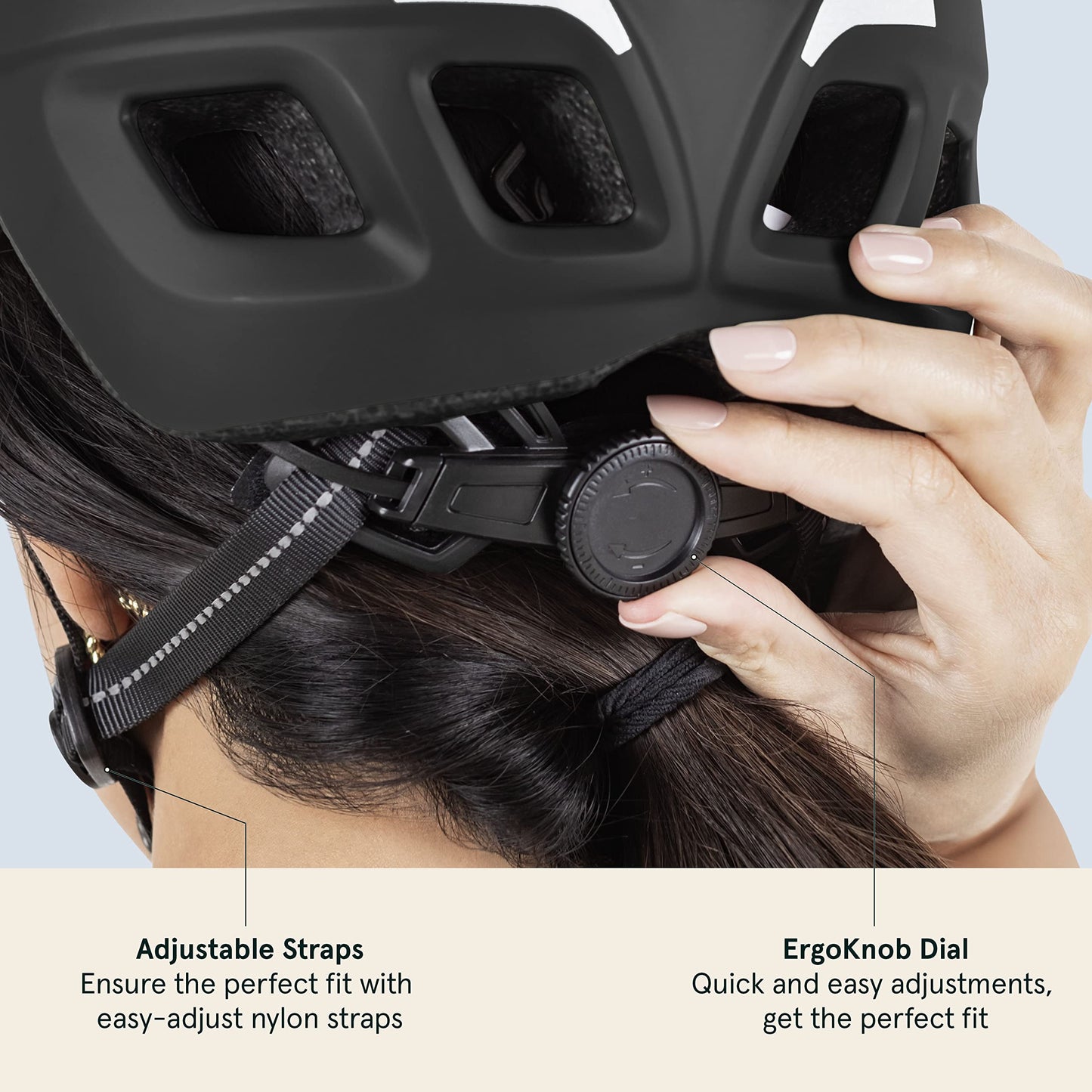 Retrospec Lennon Casco de Bicicleta para Adultos con luz de seguridad LED