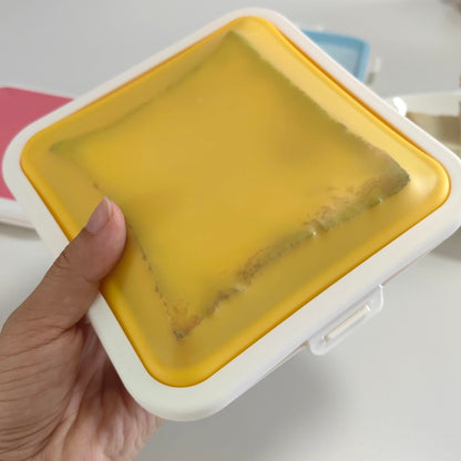 LIANZHENMU Caja De Almacenamiento De Sándwich en color CELESTE