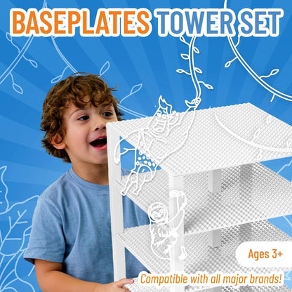 Placas base clásicas de 10" x 10" Brik Tower de Strictly Briks
