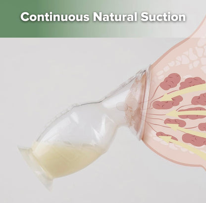 Extractor de leche manual Haakaa y tapa de silicona, 5oz