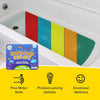 Kids Made - Tabletas modernas de color de baño para niños, 150 gotas de baño no tóxicas para niños pequeños