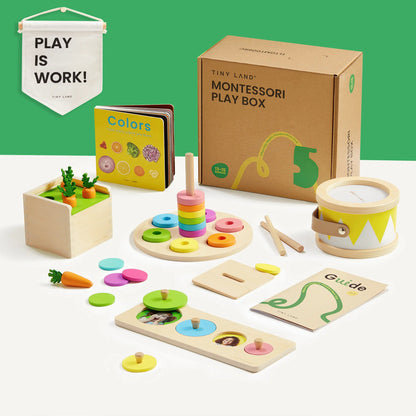 Tiny Land Montessori - Juego de juguetes para bebé