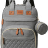 Mochila para pañales para bebé con cambiador, gran capacidad, cuna de viaje plegable