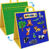 Tablero de fieltro plegable para niños pequeños