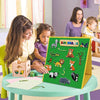 Tablero de fieltro plegable para niños pequeños