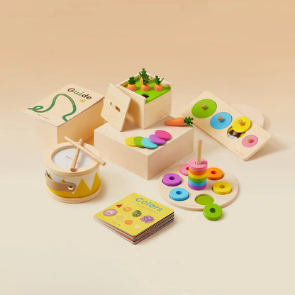 Tiny Land Montessori - Juego de juguetes para bebé