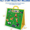 Tablero de fieltro plegable para niños pequeños