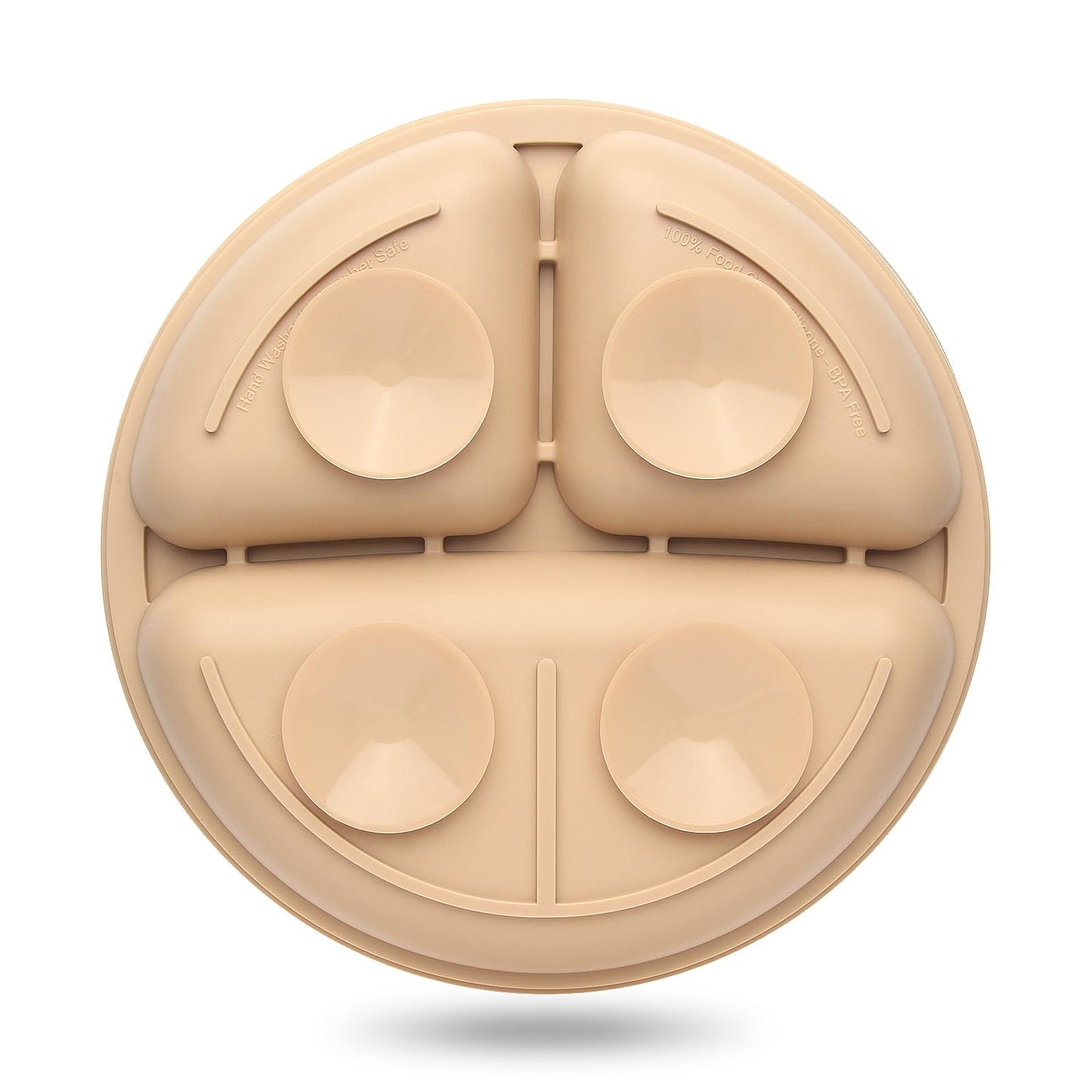 Eascrozn paquete de 3 platos para bebés pequeños