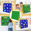 Tablero de fieltro plegable para niños pequeños