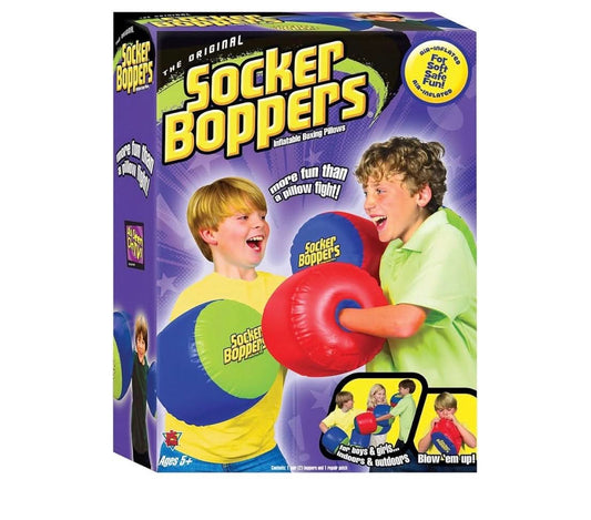 Socker Boppers Almohadas Inflables de Boxeo - Un Par de Boppers