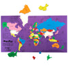 Imagimake: Mapology World- Mapa del mundo y sus países