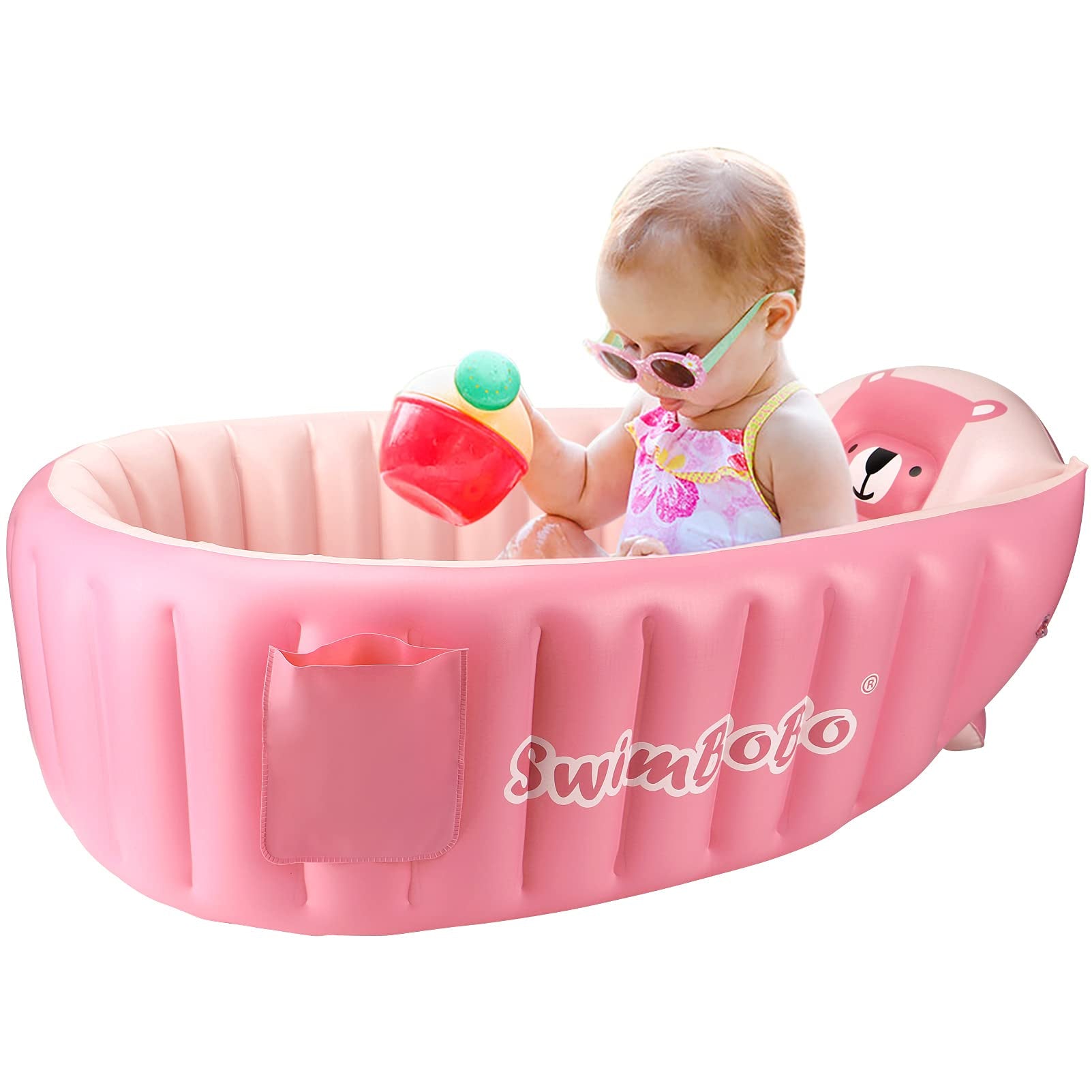 Bañera inflable para bebé Swimbobo, portátil, plegable