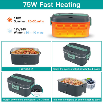 Heated Lunch Boxes (lonchera electrica para el almuerzo)