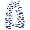Saco de dormir BaeBae Goods Navy Elephants, 6-12 meses