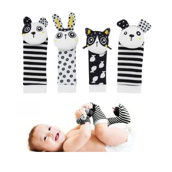 Calcetines Sonajero para Bebé y Juguetes de Muñeca