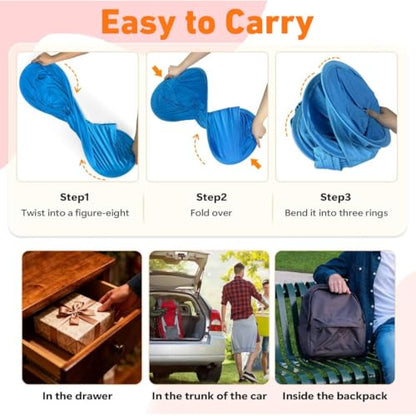 Juego de pantalones de abuela para patio, juegos al aire libre para adultos, con 10 bolas inflables y 2 bombas de aire