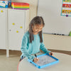 hand2mind Bandejas magnéticas de borrado en seco, bandejas apilables para aula, bandejas magnéticas para letras, pizarras blancas para niños