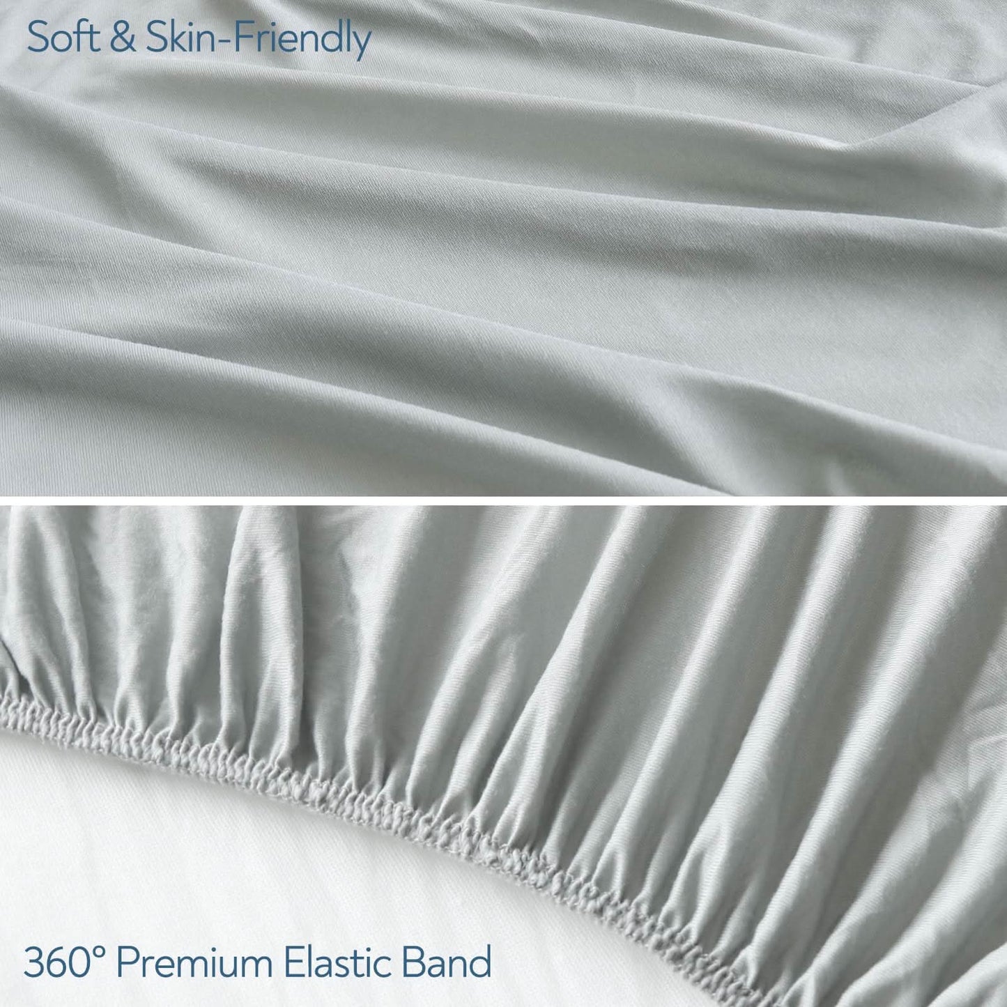 Sábanas elásticas para cuna para niños y niñas, paquete de 2