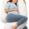 Momcozy Almohadas de embarazo en forma de U con funda extraíble de algodón