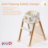 KUB Silla alta para bebés y niños pequeños