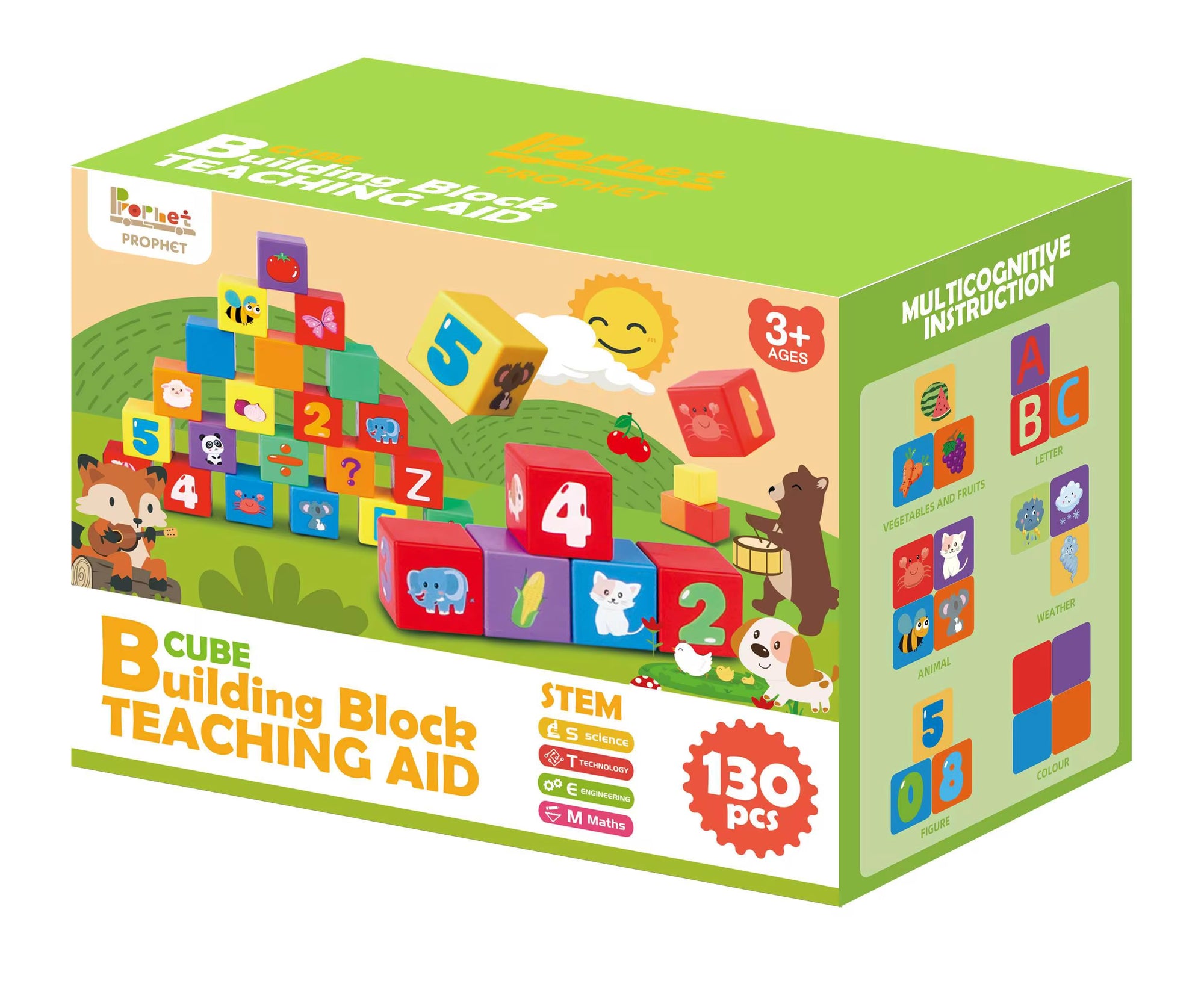 Prophet 130 cubos magnéticos educativos